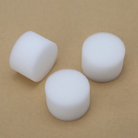 Mousses Hydroponiques Professionnelles 50 Pièces - Cultivation sans Sol pour Légumes, Fruits et Plantes - Kit Jardinage Hydroponique - Diamètre 44mm et Hauteur 30mm - Blanche - Matériau Sponge (1/5)