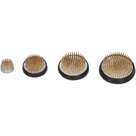 Dispensateur Floral Arrangement Fleurs Support Kit 4 Pièces 37/91/127/169 Aiguilles en Laiton Base Alliage Aluminium Antidérapante Idée DIY (1/5)