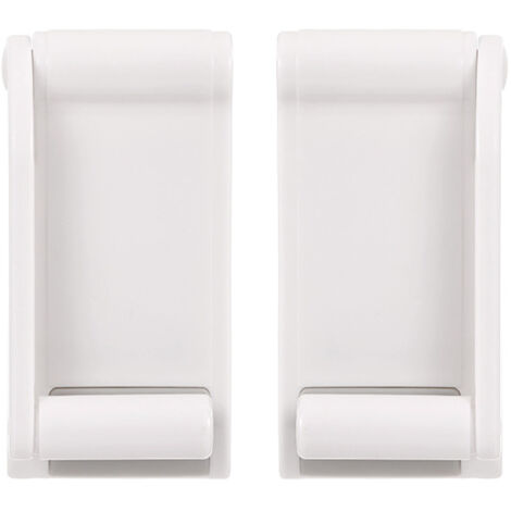 Porte-essuie-tout mural magnétique ABS [Model X] - Support pour rouleau de cuisine/bureau/frigo (150g, design gain de place) (1/5)