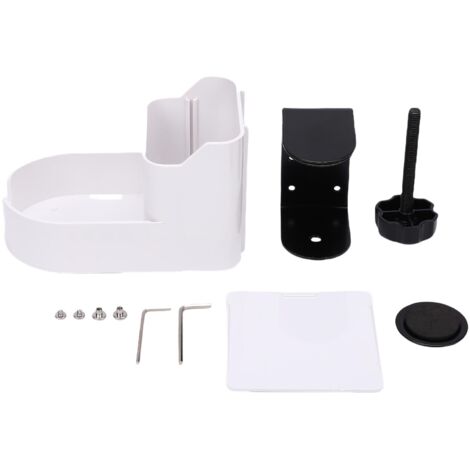 Porte-gobelet de bureau à pince réglable en ABS et acier carbone pour stylos et téléphone (1/5)