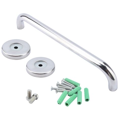 Barre de Soutien Salle de Bain 37.5cm - Barre d'appui Douche Sécurité en Acier Inoxydable Bruni Anti-Dérapant pour Salle de Bain & Douche (40cm) (1/5)