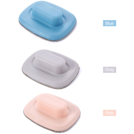 Balai de Nettoyage pour Moustiquaires et Fenêtres - Brosse Écran Flexible avec Soie Polyester - Outil Nettoyage Profond Humide/Sec (15cm, Bleu/Gris/Rose) - Lot de 2 (1/5)