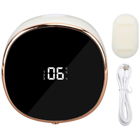 Distributeur Mural de Savon Mousse Automatique - Sans Contact - Rechargeable - Pour Cuisine et Salle de Bain - Blanc - 280ml (1/5)
