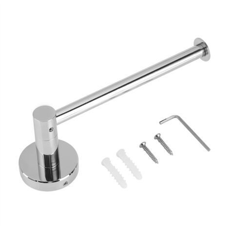 Porte-Rouleau de Papier Toilette Mural 304 Inox Acier Chromé (19x5x6.6cm) - Accessoire Salle de Bain Installation Facile (1/5)