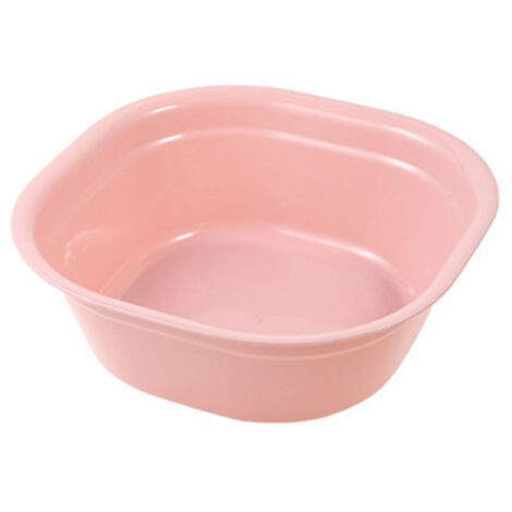 Bassin Rectangulaire Renforcé Lavage Pieds Enfants Rose Épais 24cm Plastique Portable Polyvalent (1/5)