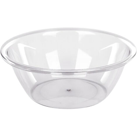 Lavabo Transparent PET Épais Durable Multifonction Rond Bol pour Maison Cuisine Salle de Bain Moyen - Lavabo Transparent, Lavabo PET Épais (1/5)