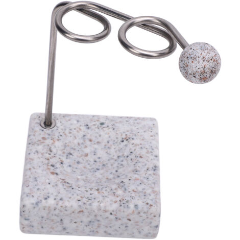 Porte-brosse à dents mural avec socle en résine et support en acier inoxydable, design minimaliste et mignon, 2 brosses, 14 cm, blanc/argent (1/5)