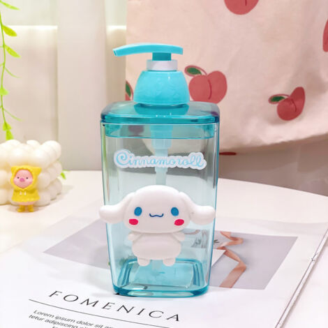 Flacon de voyage en plastique transparent Type4, bouteille shampooing légère, capacité 420ml, avec bouchon anti-fuites (1/5)