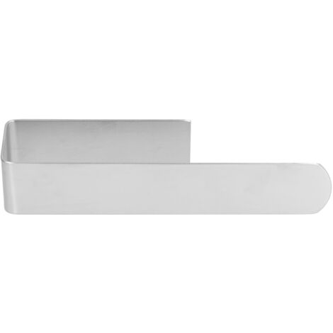 Porte-serviettes à poser en acier inoxydable Étagère de salle de bain sans perçage Porte-papier toilette Rangement suspendu design rétro (1/5)