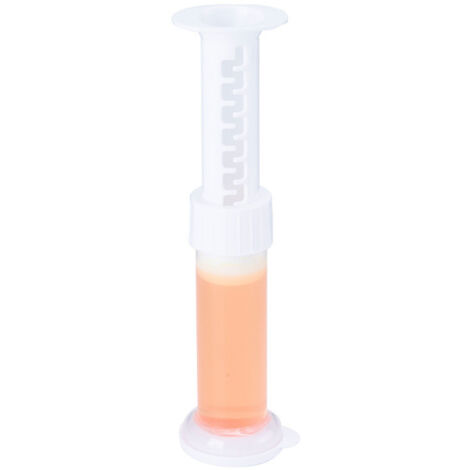 Gel Fraîcheur Toilettes Parfumé 60g - Désodorisant Sanitaire Longue Durée - Cartouche de Toilette à Fleurs Automatique en ABS - Parfum Orange - Nettoyage et Assainissant pour Salle de Bain (1/5)