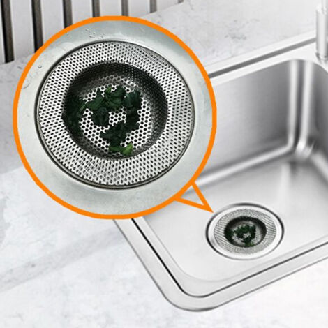 [Kitchen Sink Strainer] [Modèle Large] Grille De Drainage De Lavabo Inoxydable Anti-Rouille, Diamètre 11cm/4.3 Pouces, Paquet 1 Pièce (1/5)
