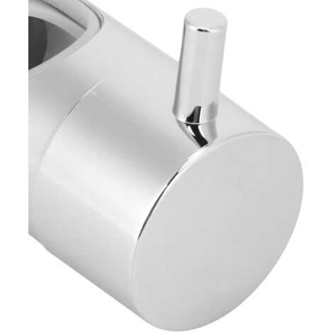 Support Rail pour Barre de Douche 24mm - Support Amovible ABS avec Plaque Électroplacée CP CASS 4H, Bracket de Rail de Douche, Tête de Douche Amovible, Glissement Facile (1/5)