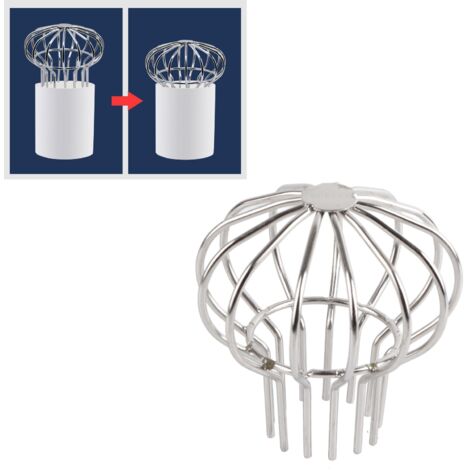 Grille de Sol Exterieur Professionnelle Grille Anti-Blocage pour Drain de Terrasse/Balcon Stainless Steel, Diamètre 75mm, 1 Pièce (1/5)