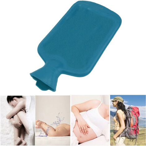 Sét de Lavement Intestinal - Sac de Lavement 2L Reusable en Caoutchouc avec Contrôle de Flux pour Détox Colon - Set 10 Accessoires Bleu