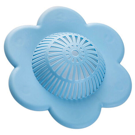 Couvercle de Filtre PVC pour Drain avec Ventouses Antiblocage [PVC, Bleu, 30g, 1 Pièce] (1/5)
