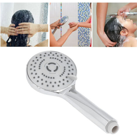Tête de Douchette Portative avec Flexible - Douchette à Haute Pression Multi-fonctions en ABS G1/2 F/M, Sans Clou (1/5)