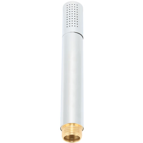 Douche à main pour économiser l'eau, tête ronde avec matériau cuivre et acier inoxydable, pour utilisation domestique et extérieure. (1/5)