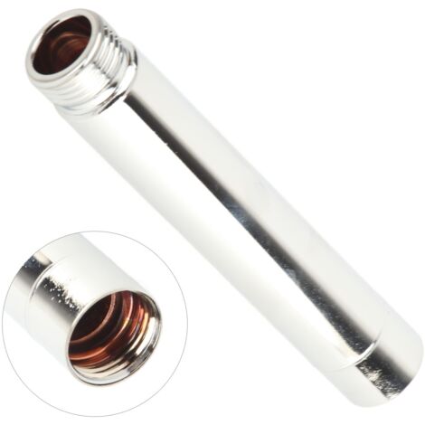 Tube de Douche Extension Rond 4inch en Acier Inoxydable avec Chrome Plating pour Accessoire Salle de Bain