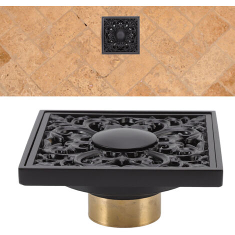 [Grille de Sol] Grille Quadrangulaire Style Antique Européen Cuivre Inox Anti-Odeurs Anti-Insectes pour Salle de Bain et Cuisine