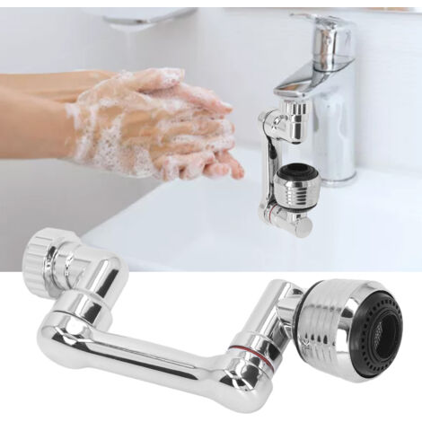 Bouton Rotateur Flexible Universel de Robinet Sink ABS Polissage Excellent (1/5)