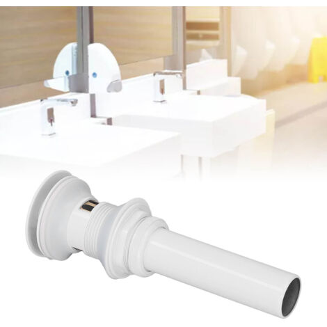 Objet de drainage - Bouchon pour évier de salle de bain, type Pop-Up, en cuivre, couleur blanc, diamètre G1/21, avec fonction anti-retour et anti-odeurs, installation facile (1/5)