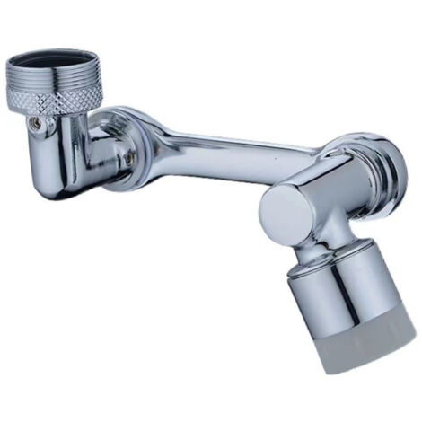 Aérateur de Robinet Rotatif et Universel Cuivre Extensible Robotic Arm 2 Modes Anti-Éclaboussures pour Salle de Bain et Cuisine (1/5)