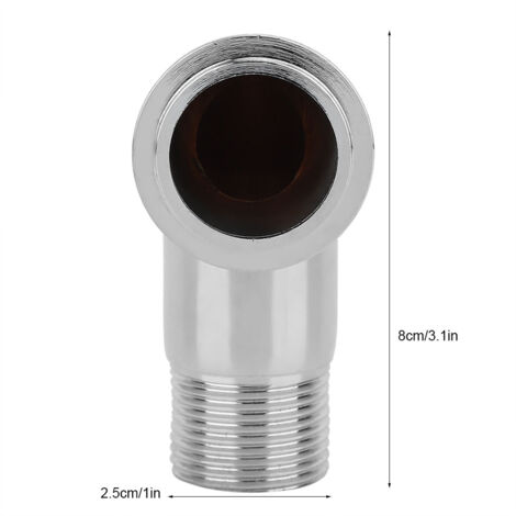 Robinet de Purge WC L-Type Cuivre G3/8" - Accessoire de Maintenance et Décor (1/5)