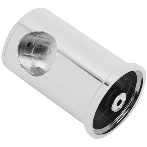 Double Fixation de Rail de Douche - Blanc Argenté ABS Electroplaqué - 2 Bases Résistantes pour Accessoires Salle de Bain (1/5)