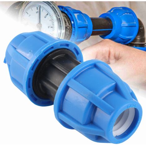Raccord de Tube en Plastique PE  20mm à 20mm Connexion Droite  [Environ 310g] (1/5)