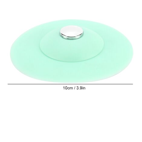 Couvercle de Drain Silicone Anti-Odeurs pour Salle de Bain et Cuisine - Press-Type, Diamètre 10cm (1/5)