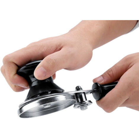 Fermoir Manuel pour Bocaux et Boîtes en Verre - Outil de Presse à Vide en Acier Inoxydable 8,5cm - Gadget Cuisine Essential ABS