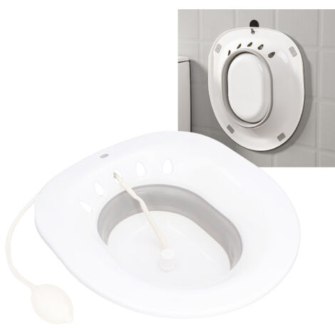 Bidet Rétractable avec Douchette Postpartum - Lavable, Modulable, Matériaux PP/TPR, 39x36.4x12cm, Gris (1/5)