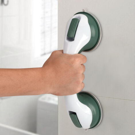 Poignée de sécurité pour salle de bain amovible antidérapante avec cupule super adhérente ABS+PP+PVC - 290x95x84mm (1/5)