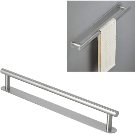 Porte-Serviette en Acier Inoxydable 304 – Barre Simple Moderne pour Cuisine et Salle de Bain (60cm) (1/5)