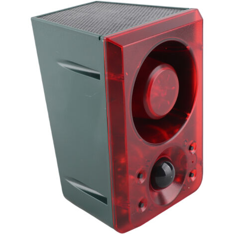 Alarme Détecteur de Mouvement Solaire - 3 Modes Son/Lumière, Volume Adjustable, Enregistrement, pour Ferme/Jardin/Villa (1/5)