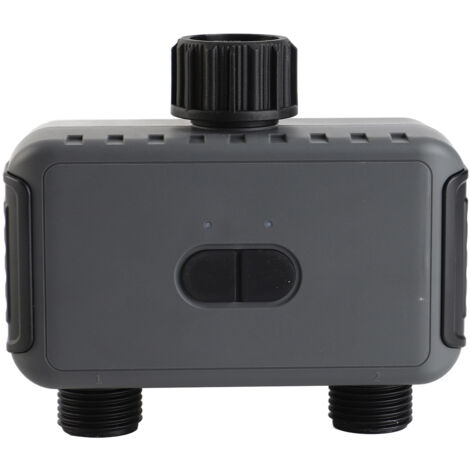 Programmable Timer Connecté pour Irrigation 2 Zones avec Contrôle APP et Assistant Vocal, Résistant IP55 pour Jardin (1/5)