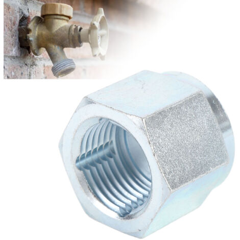 Nettoyeur de filetage hexagonal pour connexions de tuyau et robinet extérieur, aluminium robuste, design portable et multifonction pour jardin et ménage (1/5)