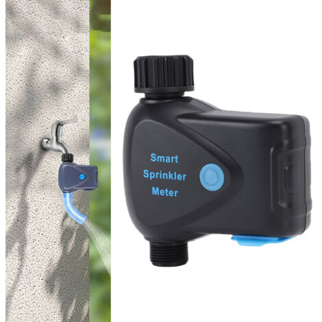Programateur d'arrosage intelligent Tuya ZigBee pour tuyau de jardin avec débitmètre, prise unique IP65 imperméable pour jardin/piscine (1/5)