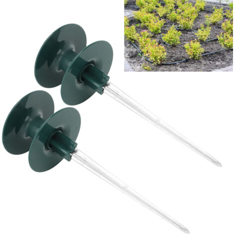 Garde d'eau à roulette 2 pièces ABS zinc pour tuyau d'arrosage jardin durable (1/5)