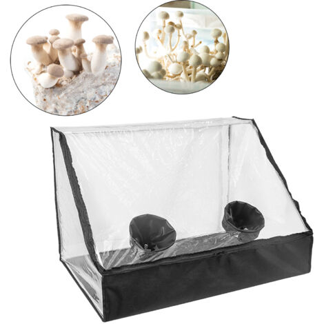 Kit de Culture Mycologique Tent de Sacs de Plantation avec Fenêtre Transparente 27 Tube Fibre [Tente Mushroom, Box Observation, Kit Mycology] (1/5)
