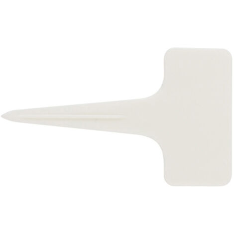 [Étiquettes de Jardin] Étiquettes de Plantes de Jardin T en PP Durable, Blanches, 20 Pièces, 6x3x10cm, Pointe D'Insertion Facile (1/5)