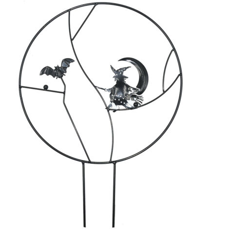 Tuteur pour Plantes Grimpantes en Fer Noir Coiffé PE Anti-Rustique - Design Élégant pour Rosiers, Jasmin et Cucurbitacées - Facile à Installer Indoor Outdoor (1/5)