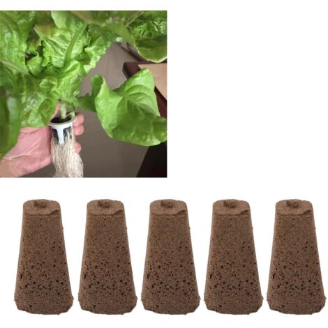 Blocs de Semis Hydroponie Cultivation sans Terre Kit Germination HRD TN0415 - 50 Pièces pour Plantes Jardinage