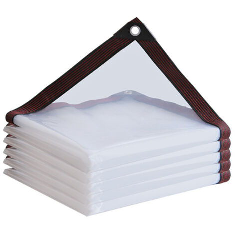 Filmoplastique protection renforcée transparent, imperméable et résistant au vent/froid (120x240cm/4x8ft) pour succulentes et fleurs (1/5)