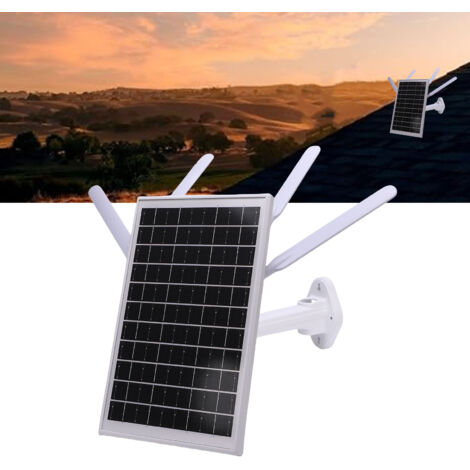 Solar Powered 4G LTE Modem Router Router sans marque avec WiFi 6, Panneau Solaire 12W, Batterie 18000mAh, IP66, Range 150m (1/5)
