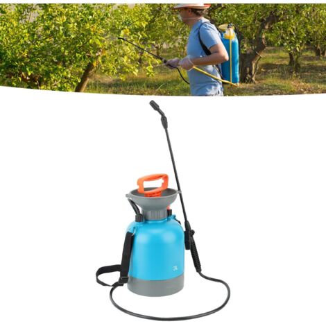 [Arrosoir-Pulvérisateur à Pompe] + [3L Bleu] + [Capacité Large, Portable, Durable pour Jardin, Parc, Taille] (1/5)