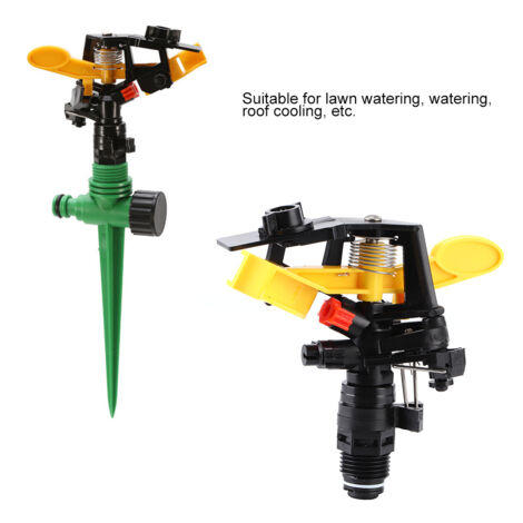 Gicleur Rotatif pour Jardin Arroseur Irrigation G1/2 Thread Mâle 2 Pièces Sprayer Nozzle