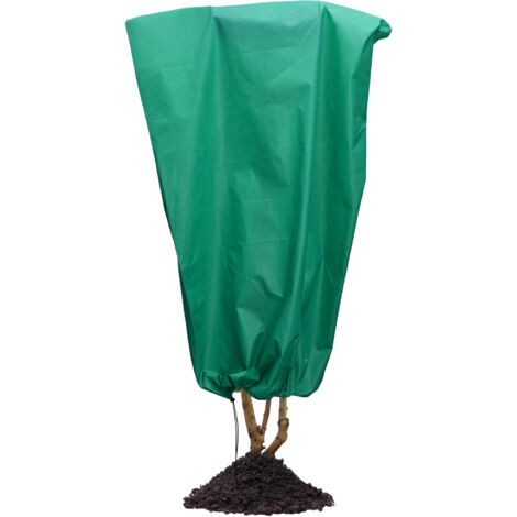 [Protection Thermique] Housse Végétale Taille XL En Non Tissé Vert (140x200cm) Pour Arbres Fruitiers et Plantes en Pot (1/5)