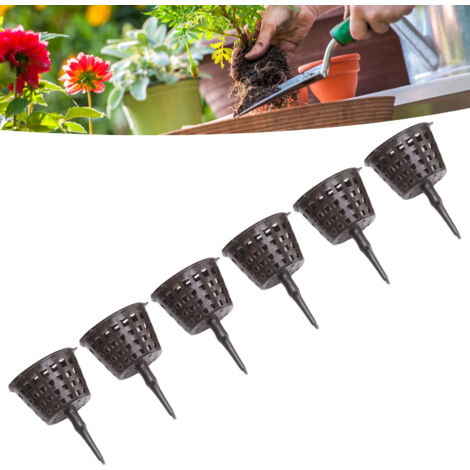 Corbeille fertilisante Plastique 100 Pièces avec Couvercle - Boîte de Nutriments pour Plantes Succulentes Orchidée Bonsai (1/5)