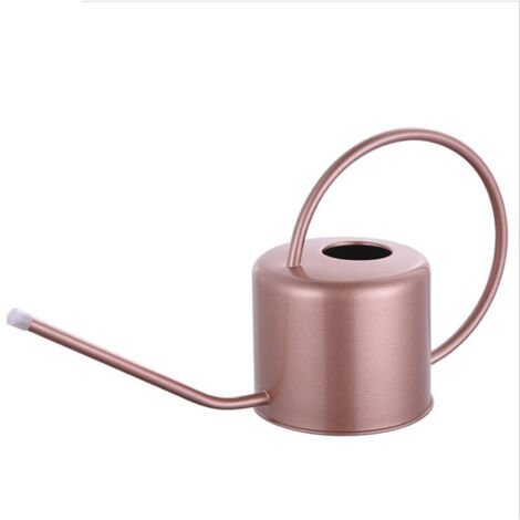 Arrosoir en Acier Inoxydable Rose 1.3L, Modèle Long Bec pour Plantes Intérieur/Extérieur (1/5)